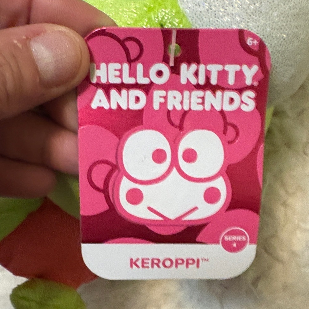 Hello Kitty Keroppi Sparkly Plush NWT - Picture 4 of 8